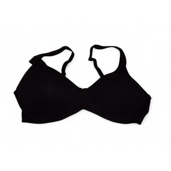 Fruit of the Loom Black Antigravity Padded Soft Cup Bra Size 38B Cotton/Spandex - Picture 1 of 3
